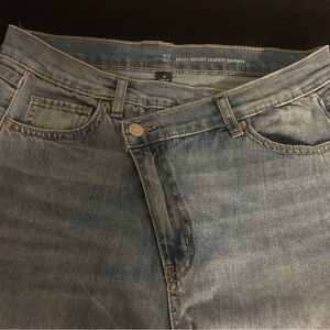 New York & Company High-Waist Super Skinny Jeans - Light Blue